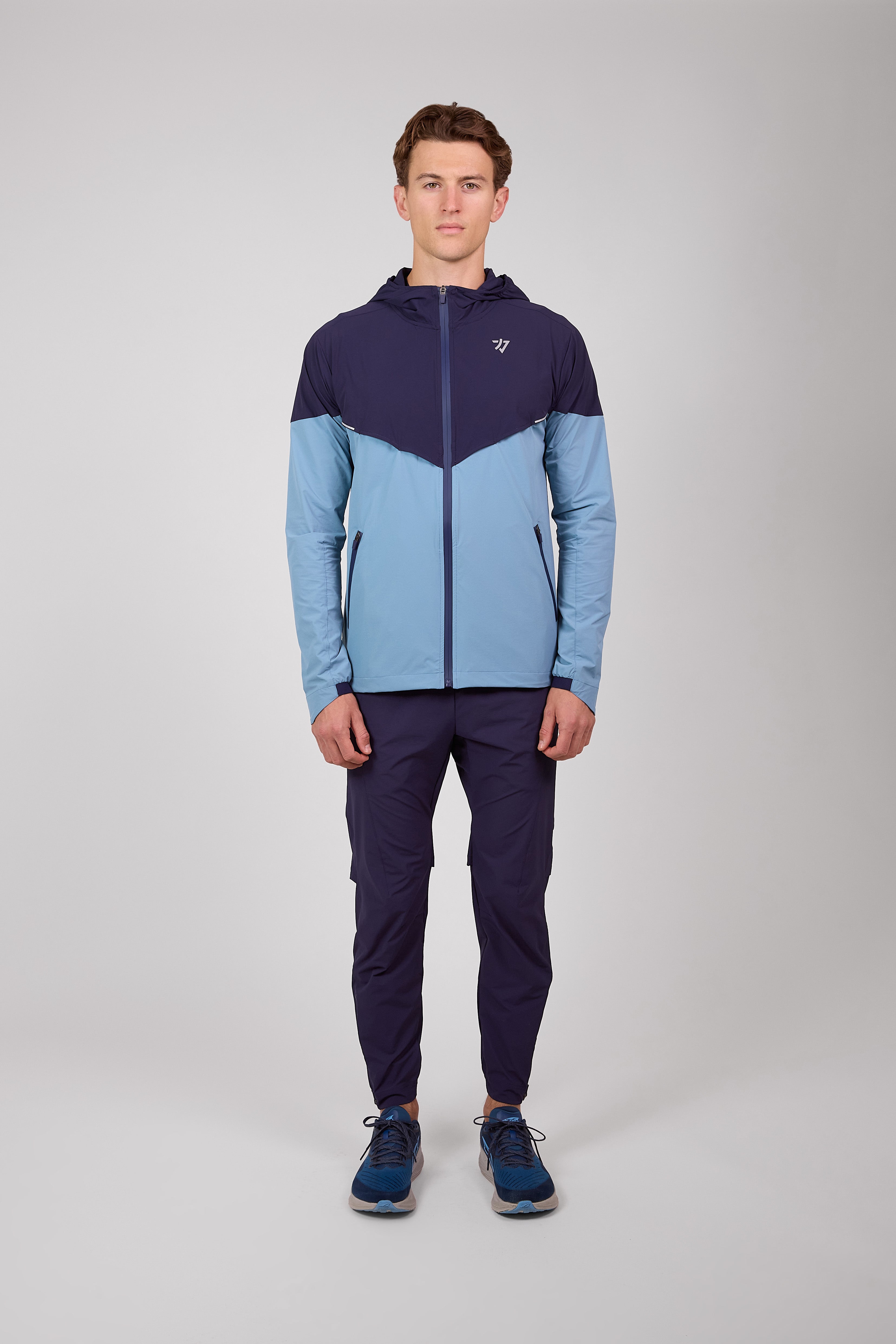 Shōri Tech Tracksuit Navy/Sky Blue