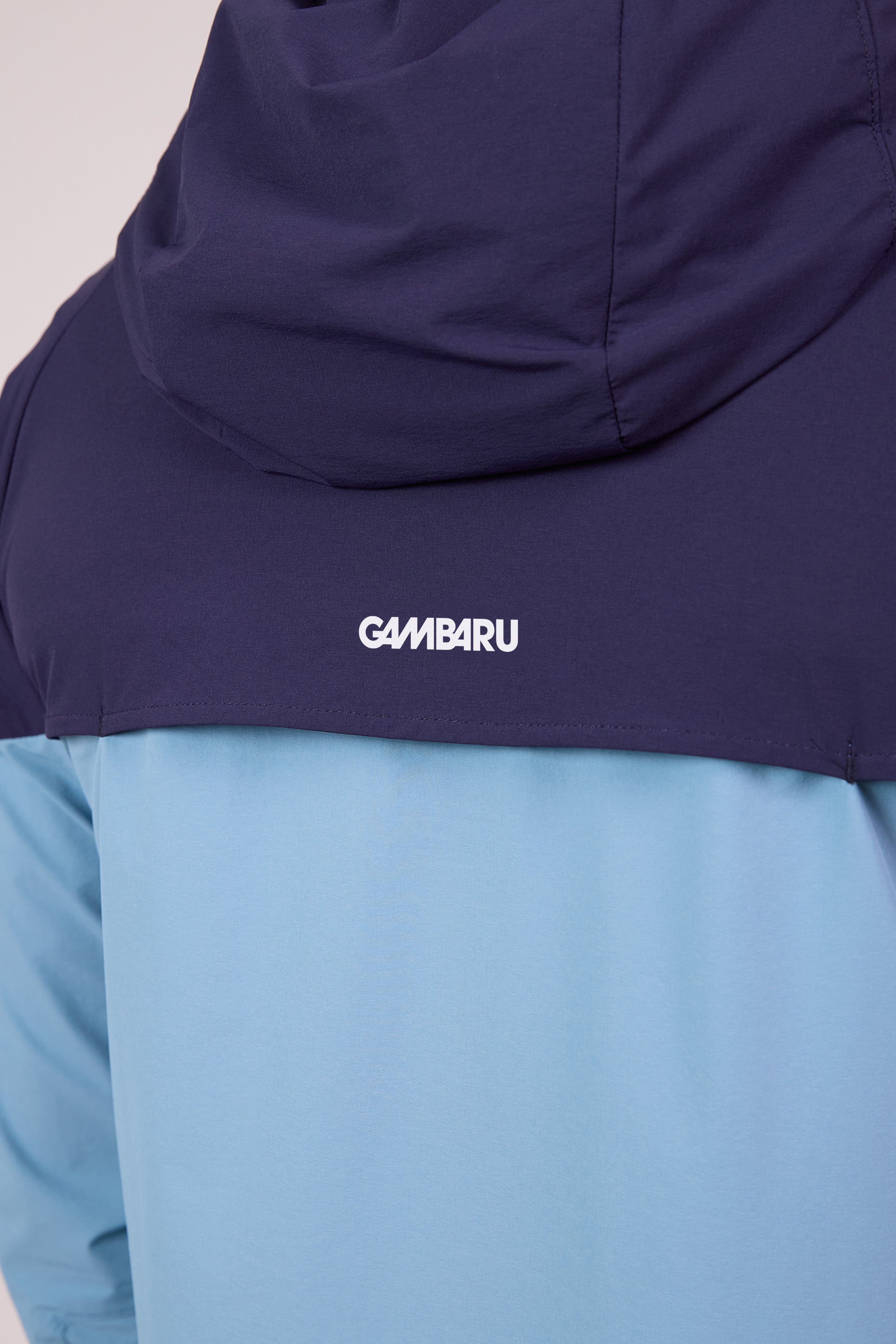 Shōri Technical Windbreaker Navy/Sky Blue