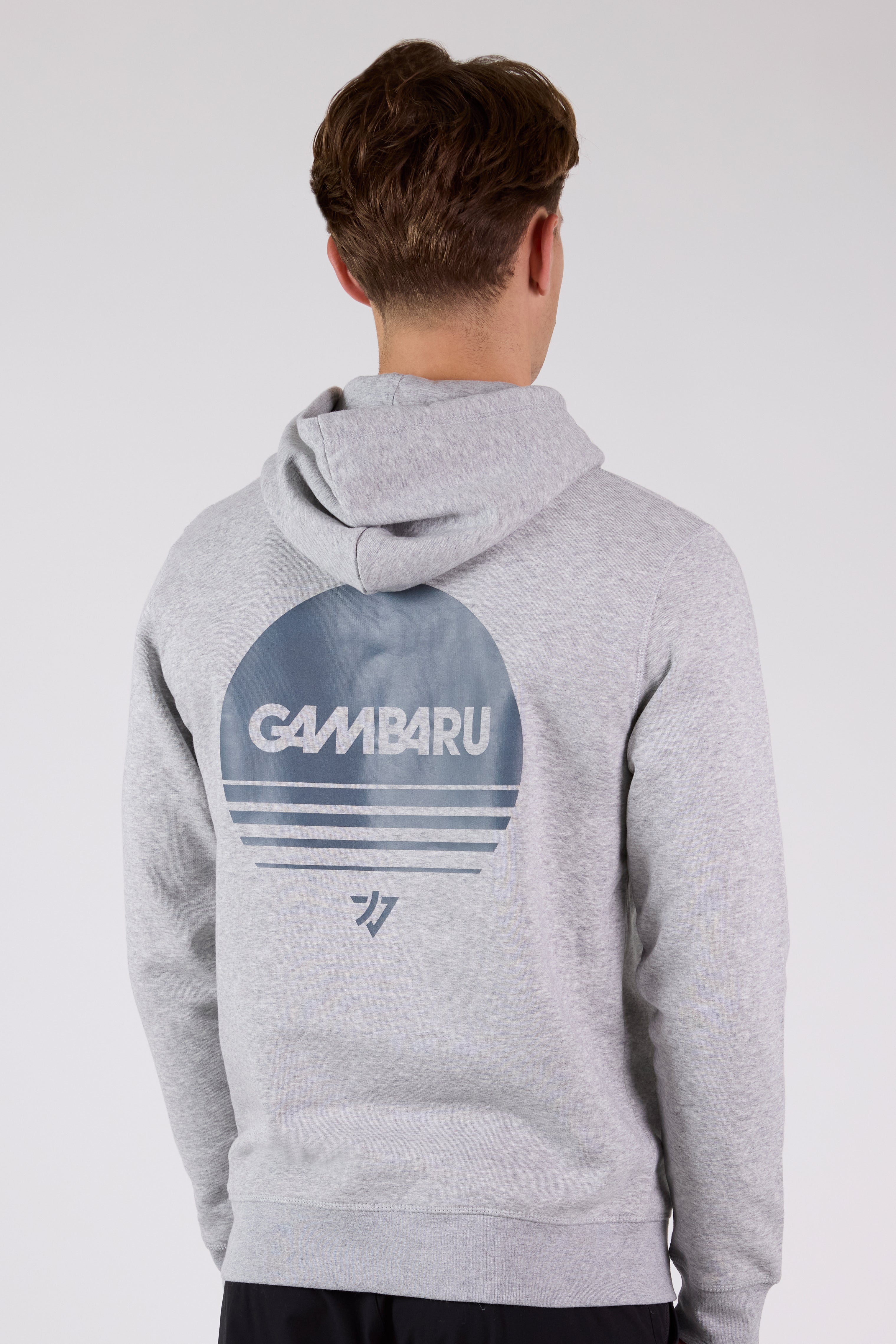 Rising Sun Hoodie Heather Grey