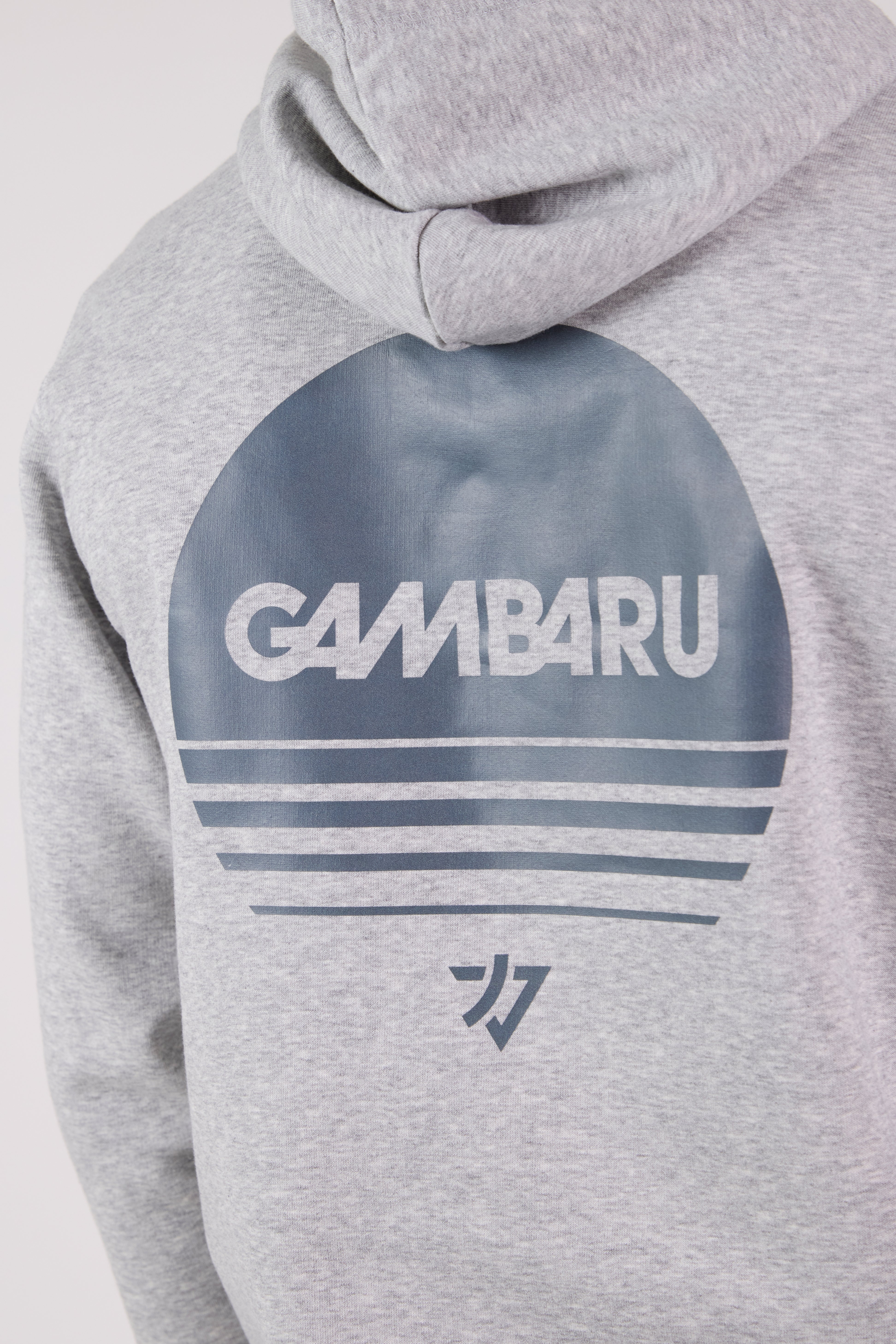 Rising Sun Hoodie Heather Grey