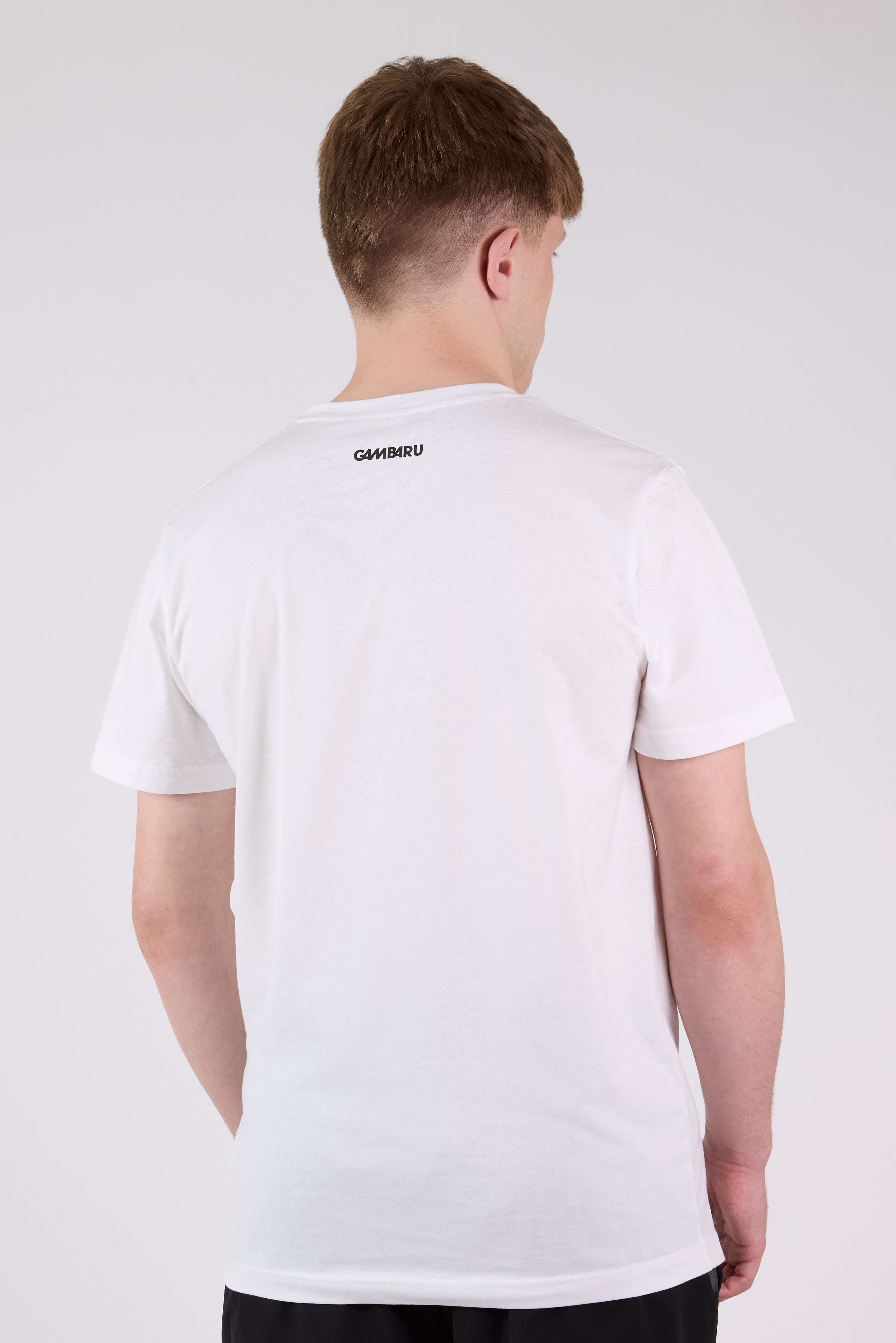 Normal Fit Geo T-Shirt White