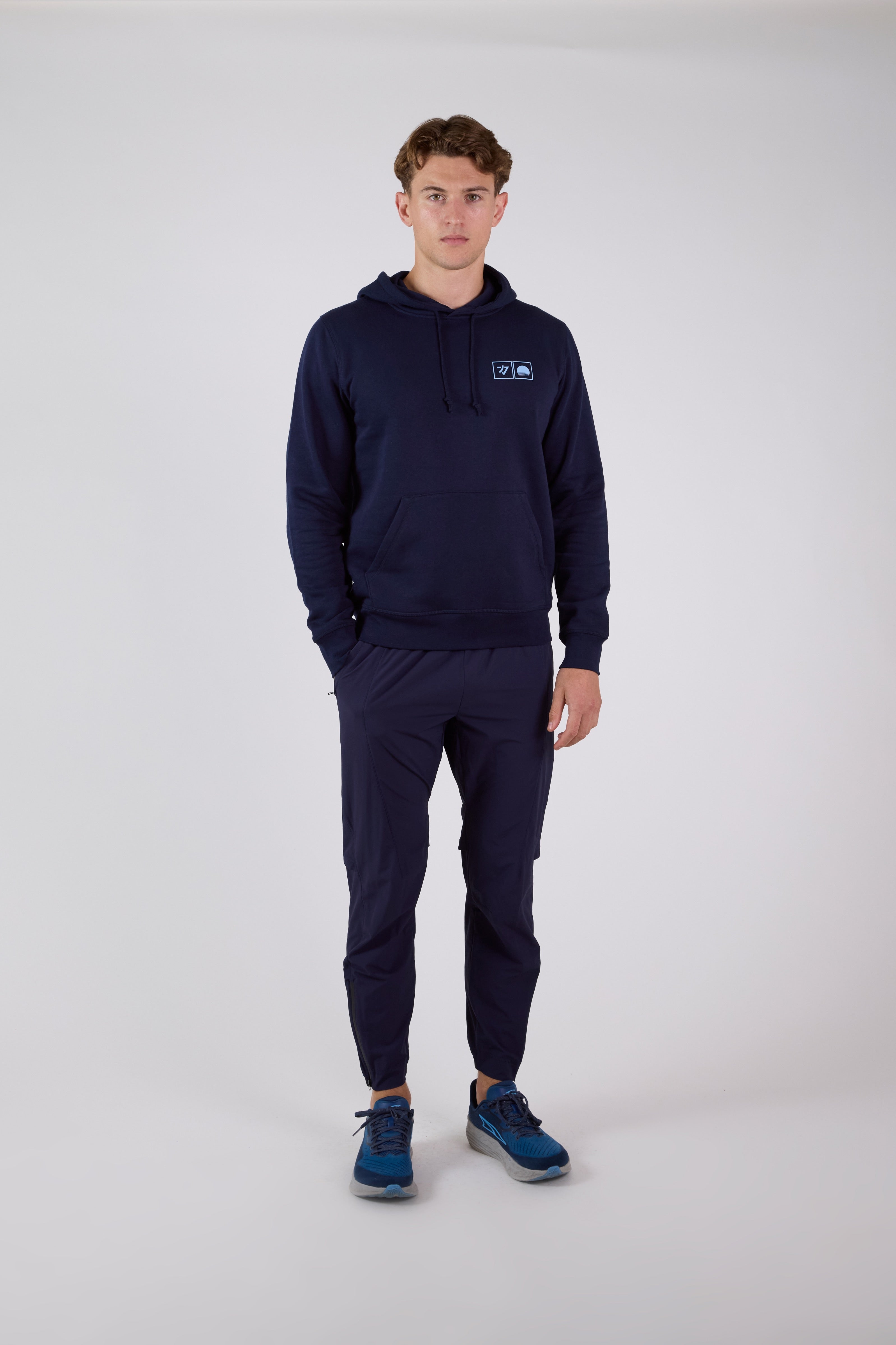 Rising Sun Hoodie Navy