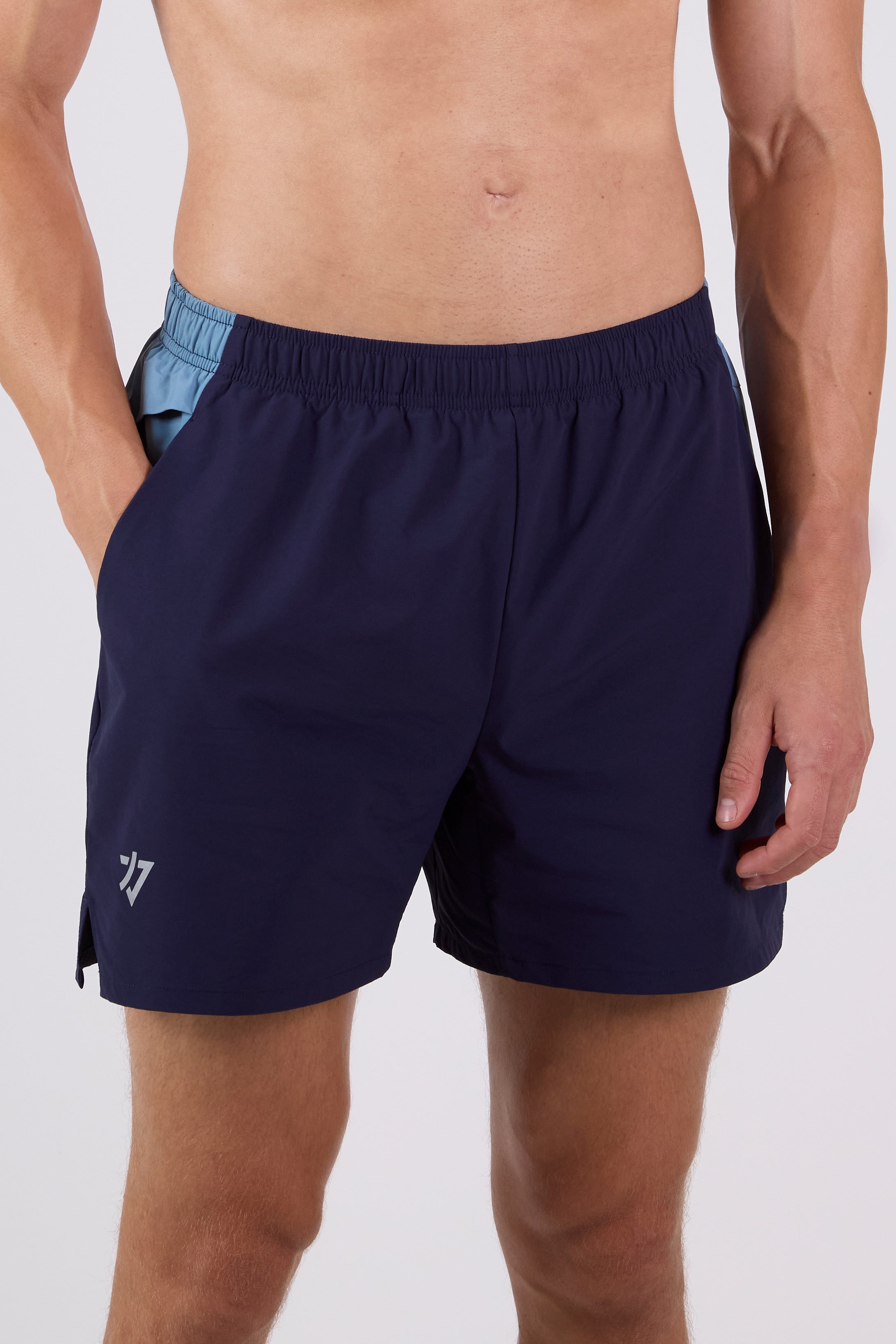 Renshū Shorts Navy / Sky Blue