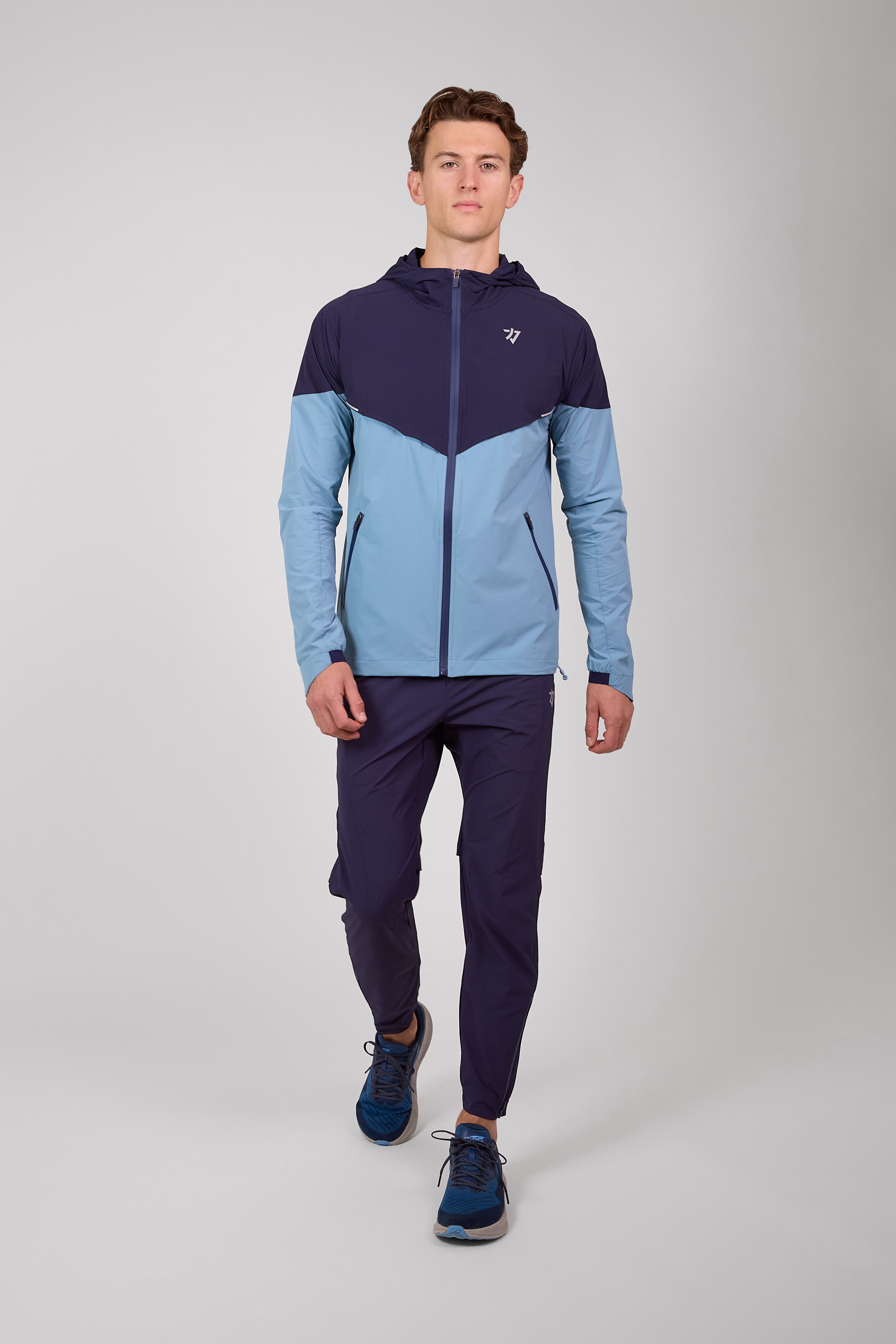 Shōri Tech Tracksuit Navy/Sky Blue