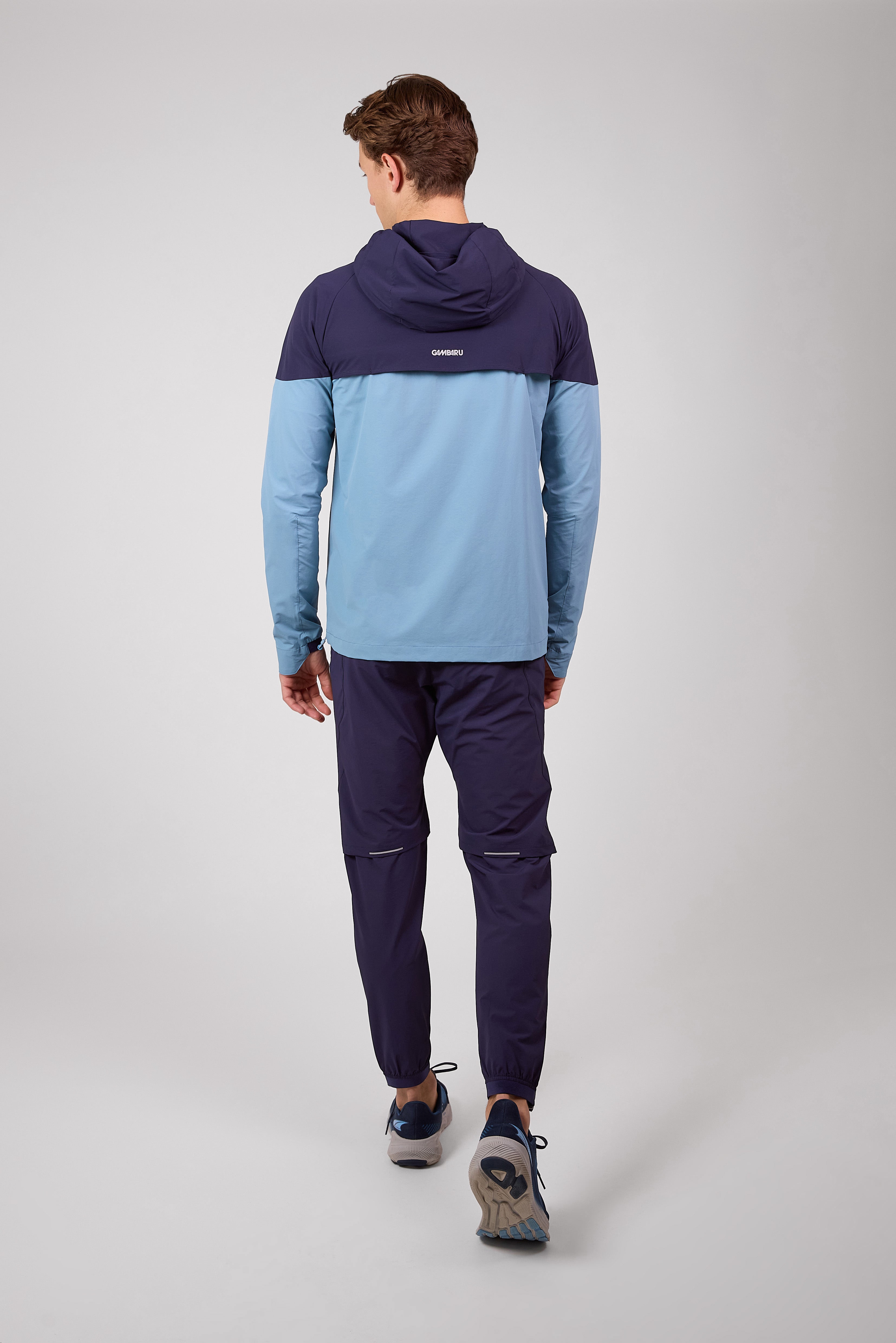 Shōri Tech Tracksuit Navy/Sky Blue